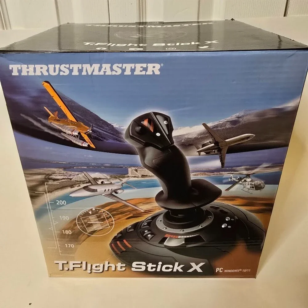 Thrustmaster T.Flight Stick X Joystick Compatible with PC PS3 Gaming